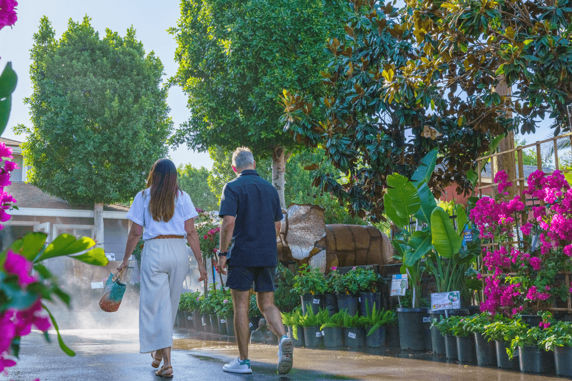 Customers in nursery
