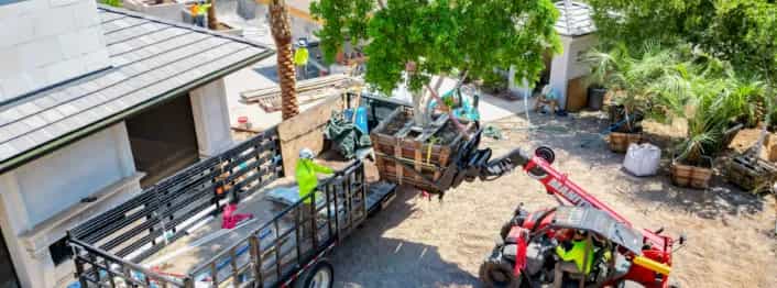 Moon Valley Nurseries Unloading