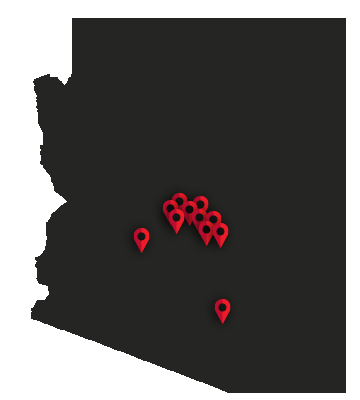 Arizona Map Pins